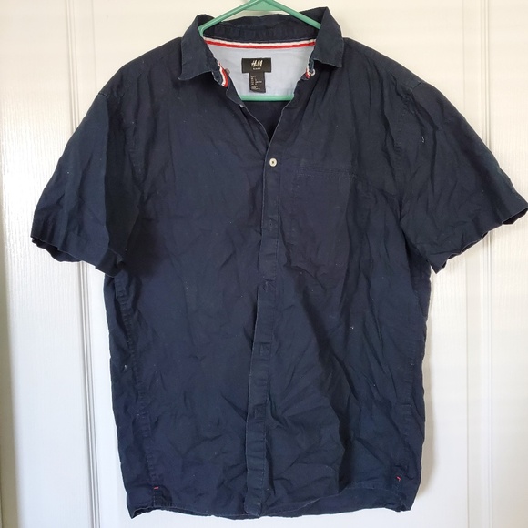 H&M BOYS BUTTON UP SHIRT - Picture 1 of 3